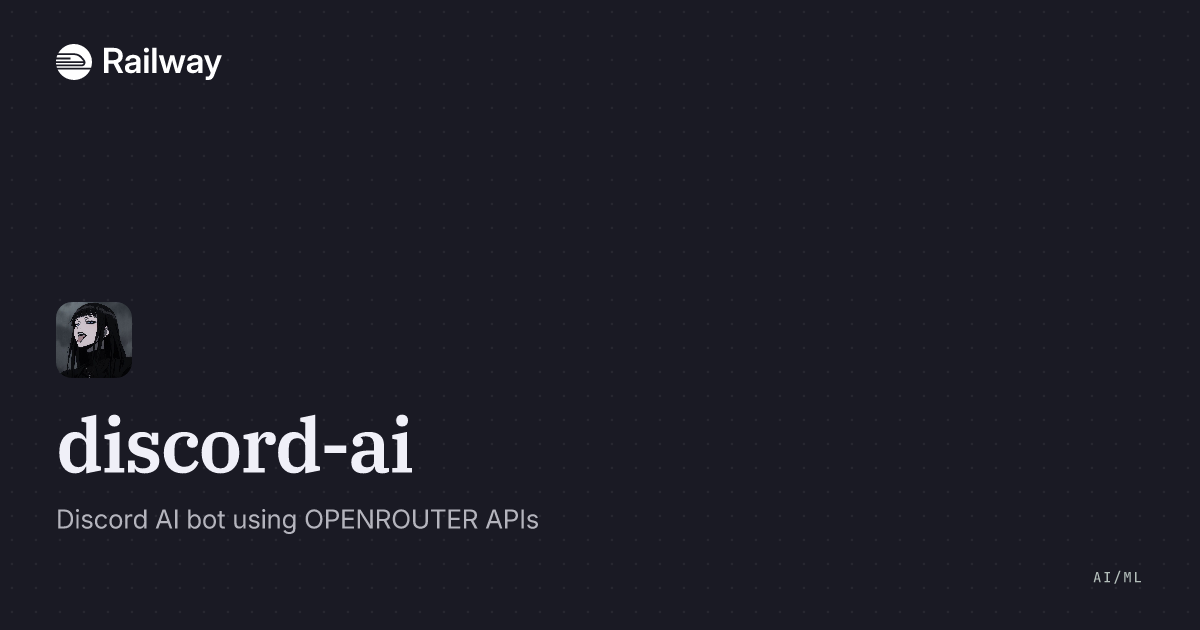 Discord Bot Api Deploy discord-ai